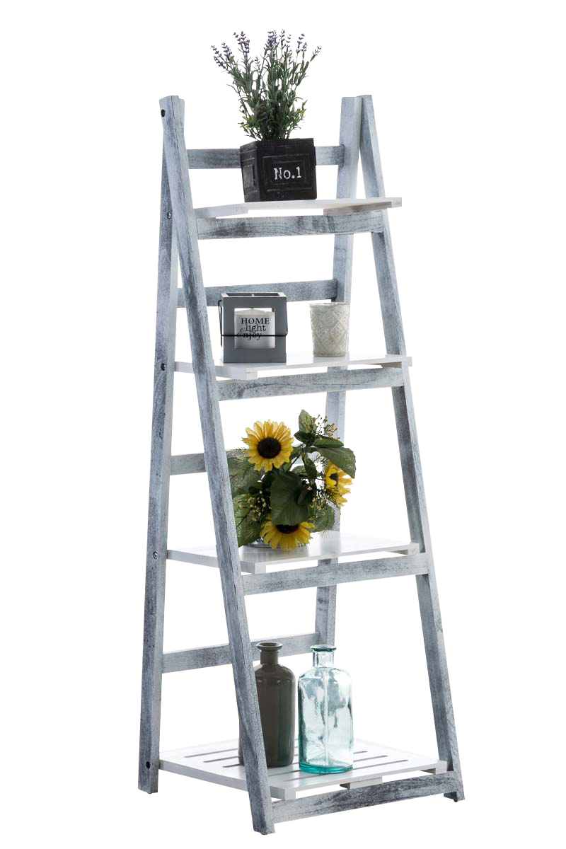 Poschoďový regál Fredrik, 113 cm, antik šedá