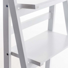 Poschoďový regál Fredrik, 113 cm, bílá - 6