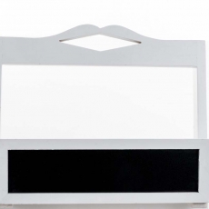 Poschodový regál Helios, 63 cm, bielá - 6