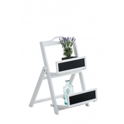 Poschodový regál Helios, 63 cm, bielá