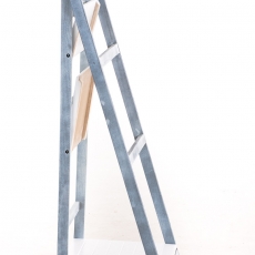 Poschodový regál Klippe, 111 cm, biela/sivá - 8