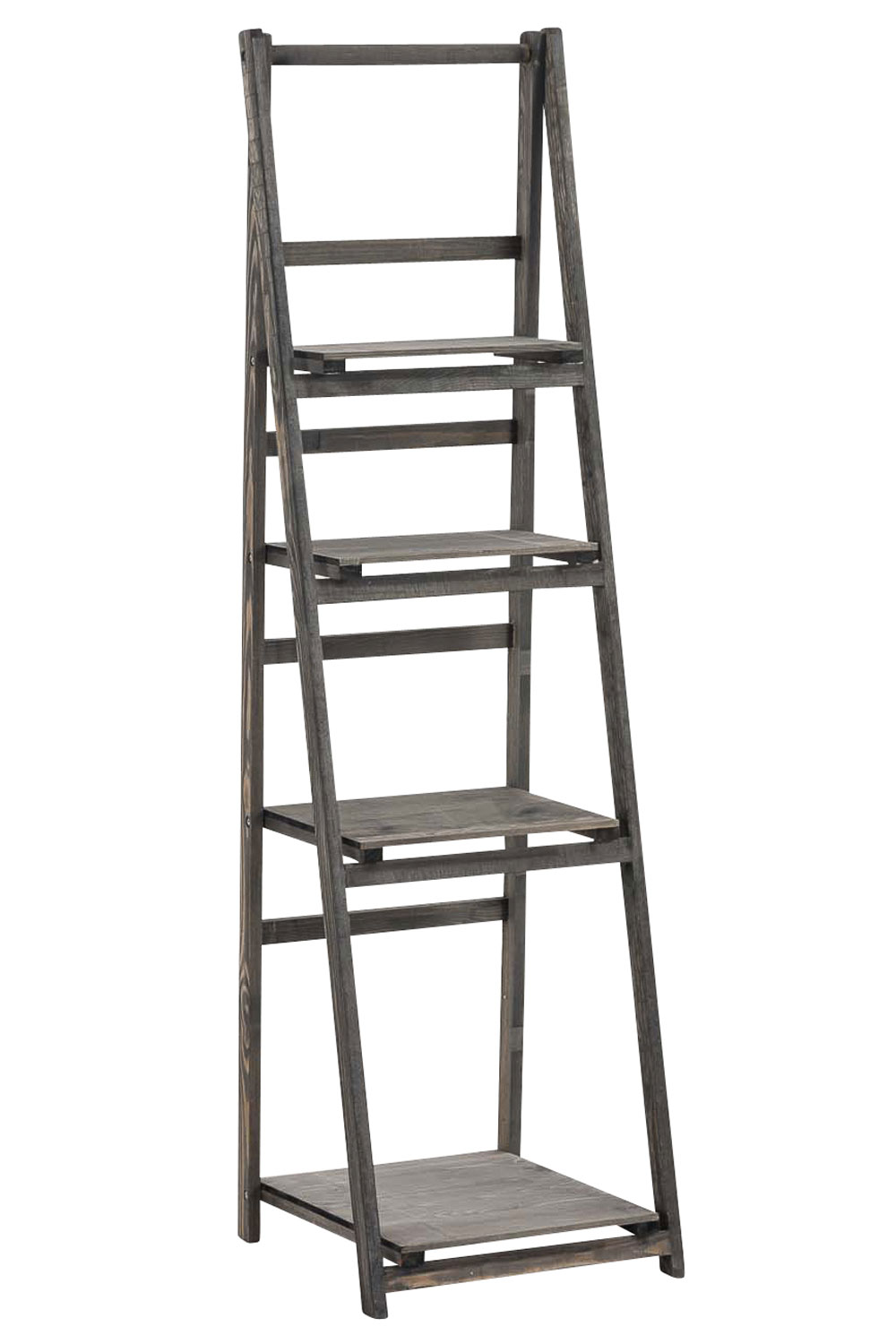 Poschoďový regál Lilla, 151 cm, tmavě hnědá
