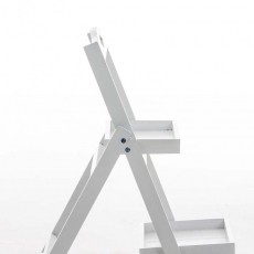 Poschodový regál Mans, 60 cm, biela - 2