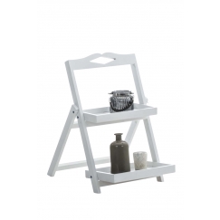 Poschodový regál Mans, 60 cm, biela