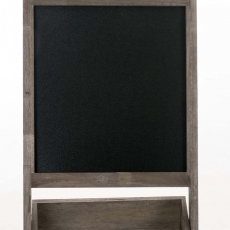 Poschoďový regál s tabulí Ombord, 111 cm, tmavě hnědá - 7