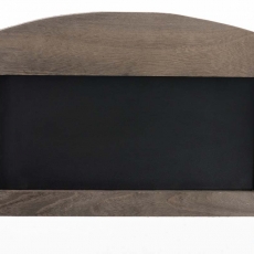 Poschodový regál s tabuľou Robin, 77,5 cm, tmavohnedá - 8