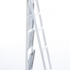 Poschodový regál Talma, 153 cm, antik biela - 5