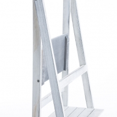 Poschoďový regál Talma, 153 cm, antik bílá - 4