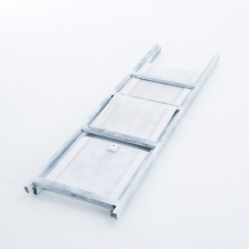 Poschodový regál Talma, 153 cm, biela/sivá - 5