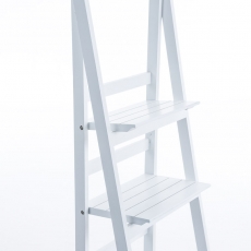 Poschodový regál Talma, 153 cm, biela - 7