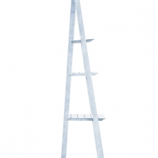 Poschodový regál Talma, 153 cm, sivá - 6