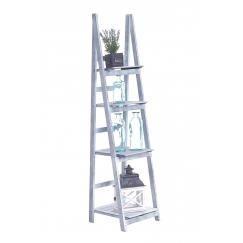 Poschodový regál Talma, 153 cm, sivá