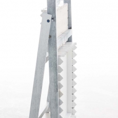 Poschodový regál Treppe, 62 cm, antik sivá - 4