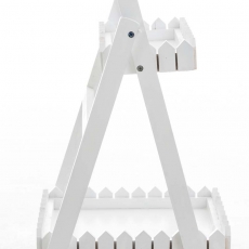 Poschodový regál Treppe, 62 cm, biela - 2