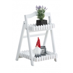 Poschoďový regál Treppe, 62 cm, bílá