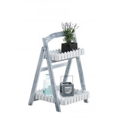 Poschoďový regál Vagga, 64 cm, antik šedá