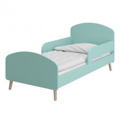 Posteľ Adel, 144 cm, tyrkysová