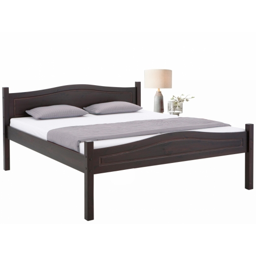 Postel Bar, 208 cm, tmavě hnědá - 1
