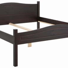 Postel Bar, 208 cm, tmavě hnědá - 2