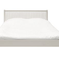 Postel dřevěná Valja 160x200 cm, šedá - 4