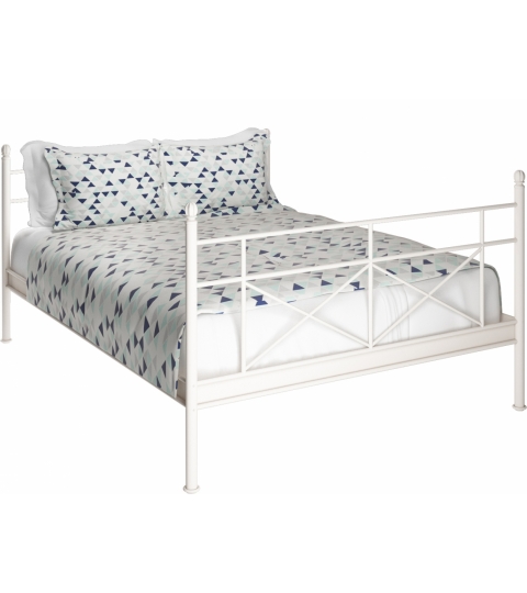Postel Saro, 160 cm, bílá