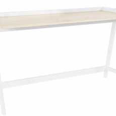 Pracovní stůl Alvin, 120 cm, přírodní / bílá - 1