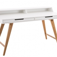 Pracovní stůl Erni, 110 cm, bílá - 1