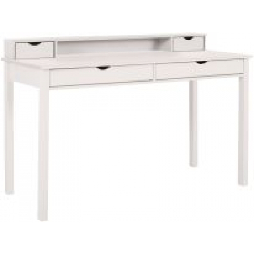 Pracovní stůl Galt, 140 cm, bílá - 1