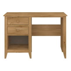 Pracovní stůl Hellen, 110 cm, přírodní dřevo