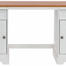 Pracovní stůl Meliss, 160 cm, bílá / borovice - 3