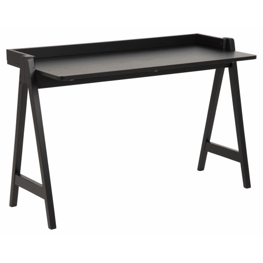 Pracovní stůl Paz, 126,6 cm, černá - 1