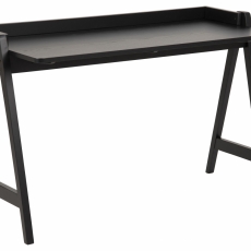Pracovní stůl Paz, 126,6 cm, černá - 1