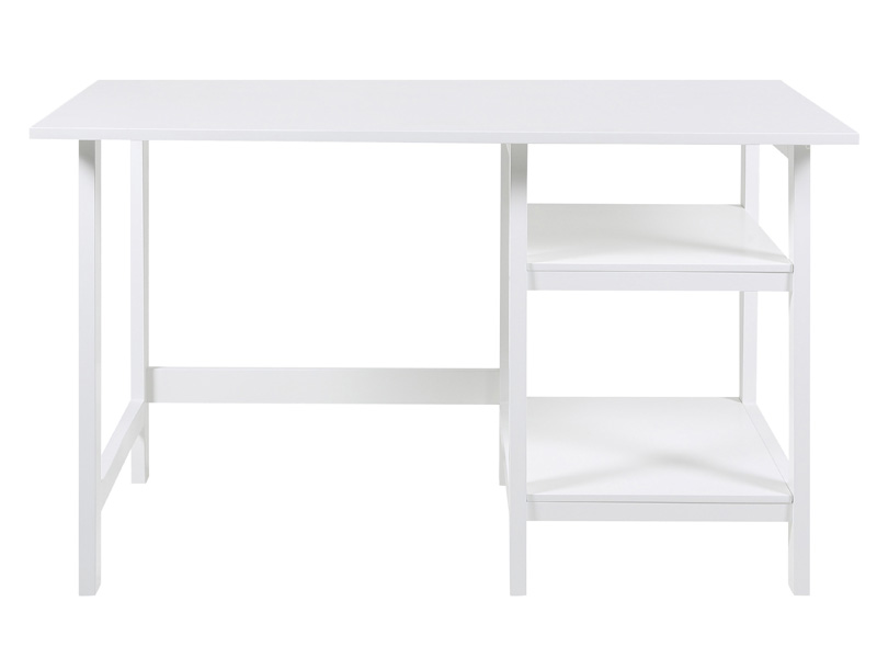 Stul S Policemi Designový pracovní stůl s policemi Astra, 120 cm | DESIGN OUTLET