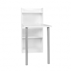 Pracovní stůl s regálem Nico, 121,5 cm, bílá - 7