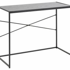 Pracovní stůl Seaford, 100 cm, MDF, černá - 1