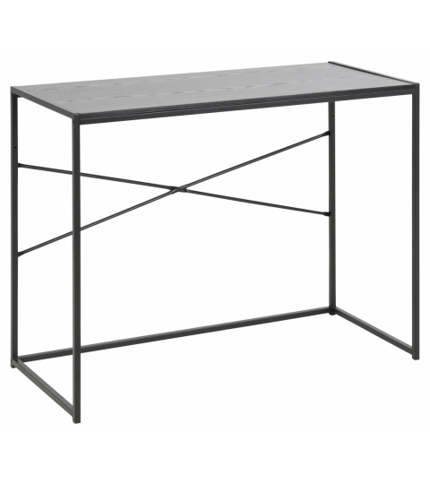 Pracovní stůl Seaford, 100 cm, MDF, černá