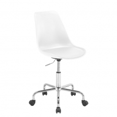 Pracovní židle Damian, bílá - 1