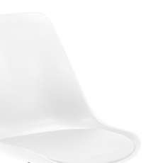Pracovní židle Damian, bílá - 4