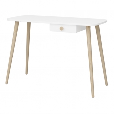 Pracovný stôl Adel, 110 cm, biela - 4
