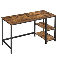 Pracovný stôl Adrian, 140 cm, hnedá