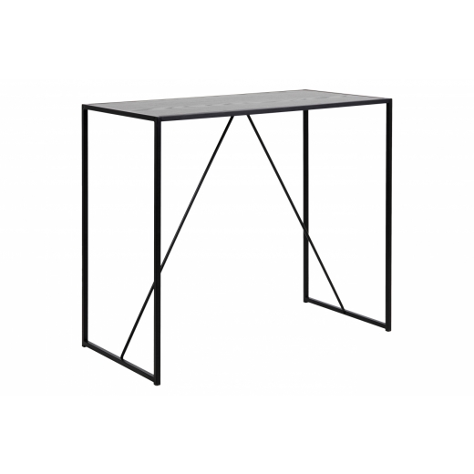 Pracovný stôl Aida, 120 cm, čierna - 1