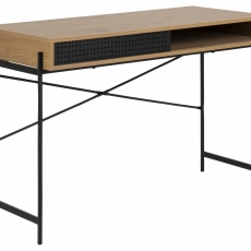 Pracovný stôl Angus, 110 cm, MDF, prírodný - 1