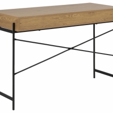 Pracovný stôl Angus, 110 cm, MDF, prírodný - 3