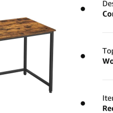 Pracovný stôl Beat, 100 cm, hnedá - 2