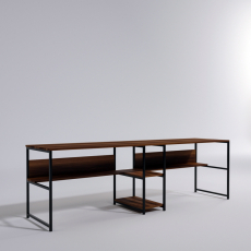 Pracovný stôl Boy, 200 cm, orech - 8