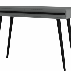 Pracovný stôl Chantal, 120 cm, šedá / čierna - 1