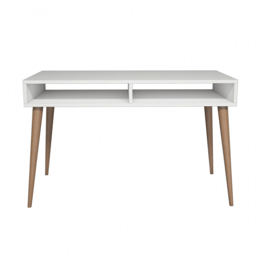 Pracovný stôl Cisto, 120 cm, biela - 1
