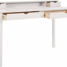 Pracovný stôl Galt, 140 cm, biela - 3