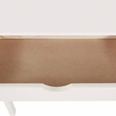 Pracovný stôl Galt, 140 cm, biela - 7