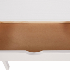 Pracovný stôl Galt, 140 cm, biela - 3